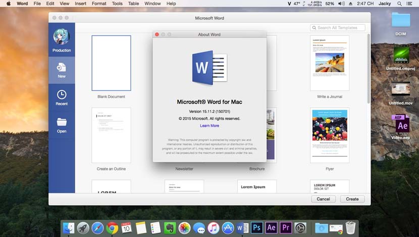 how do you install word for mac for free?